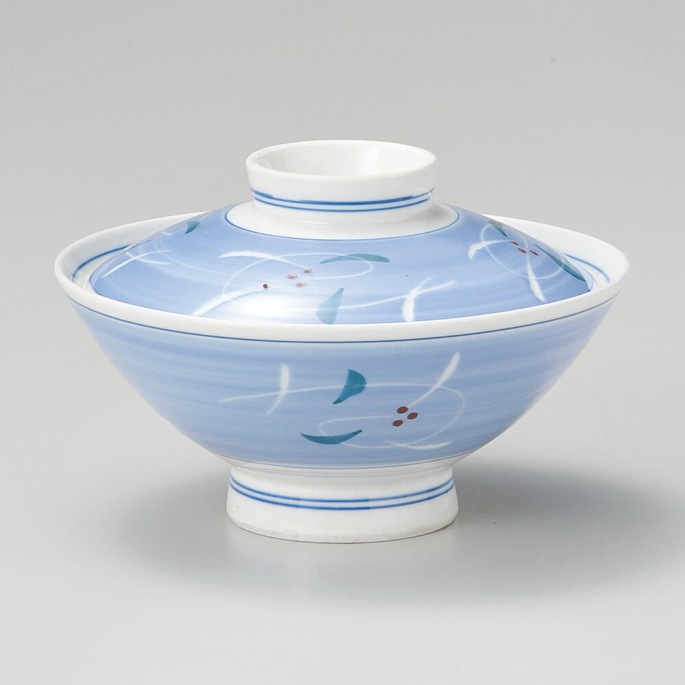 【1点販売/5点セット販売】強化セラミック 彫唐草蓋付大茶(身・蓋セット) (14.5×9cm) UTSUWA[328-13-717] 蓋付き お茶碗 平茶碗 日本製 KYOEI陶器市 代引不可
