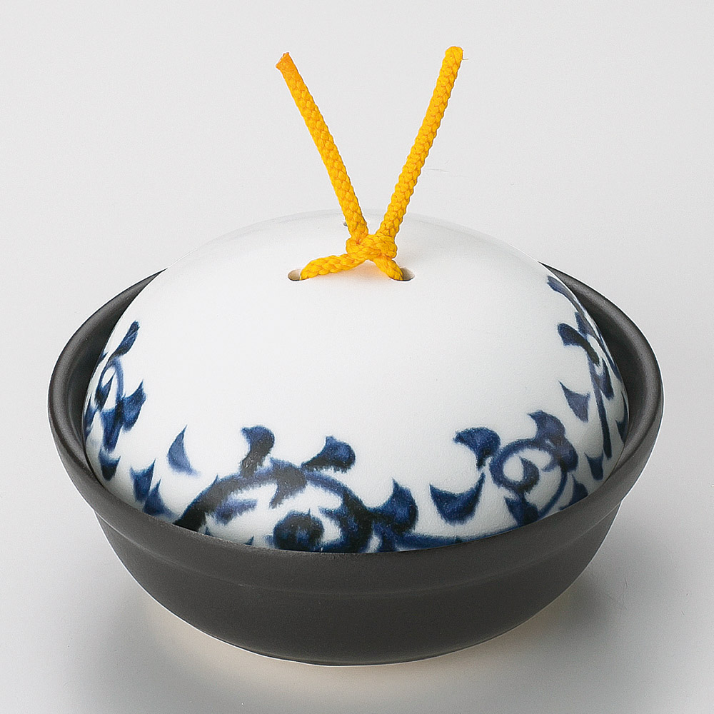【1点販売/5点セット販売】蓋強化(直火OK) 染付タコ唐草会席鍋（中） (15&times;8cm) UTSUWA[366-28-527] 日本製 KYOEI陶器市 代引不可｜食器の通販 KYOEI