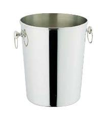 ワイン用品 ワイン・シャンパンクーラー SW　18-8ステンレス製　ロングシャンパンクーラー　B渕　8.5L　(1-1942-1402)