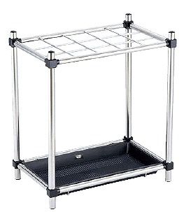 店舗備品 傘立て・雨天用品 12本立 18-8傘立て S-59 【ISF_TKG】(1-2588-0701)
