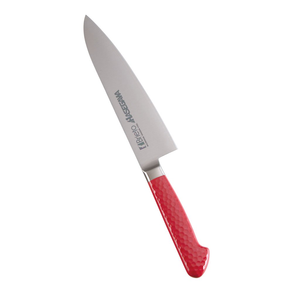 包丁・ナイフ 抗菌カラー包丁　牛刀（両刃）　MGK-180　18cm　レッド　(1-0337-0521)｜食器の通販 KYOEI