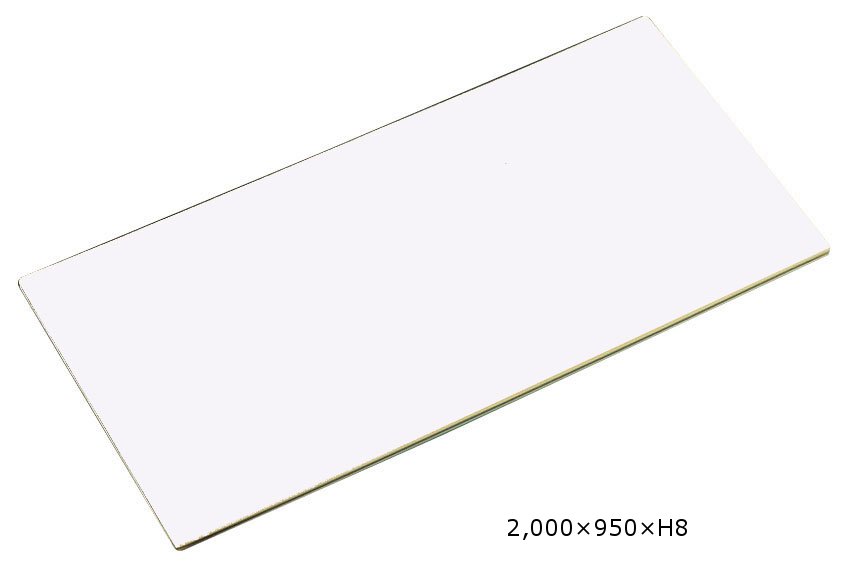 送料無料 住友　カラーソフトまな板　厚さ８mmタイプ(2,000×950×H8)ＣＳ－２９５　ホワイト ★ 【直送DSF_TKG】(1-0378-0255)