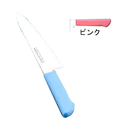 送料無料 包丁・ナイフ マスターコック　抗菌カラー包丁　洋出刃（片刃）MCDK-270　27cm　ブラウン(1-0338-0416)｜食器の通販 KYOEI