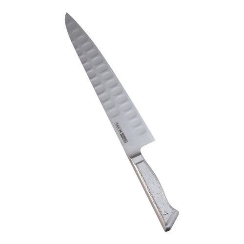 楽天市場】グレステン 牛刀(洋包丁) 24センチ 窪みあり ステンレス鋼