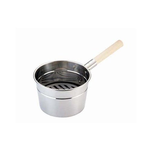 バーベキュー用品☆火起し (24cm) Ω18-8 ステンレス 火起し 24cm (1-0775-0103)
