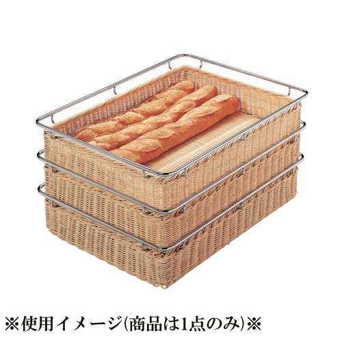※代引不可 メーカー直送 送料無料 製パン用品・パンスタンド・パンかご お菓子作り・道具 藤　コンテナー　PF-6-A　【直送DSF_TKG】(1-1161-0801)