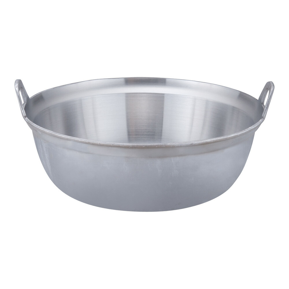 楽天市場】【中古】1 アルミ 打ち出し 円付鍋 両手鍋 51cm 業務用 内寸