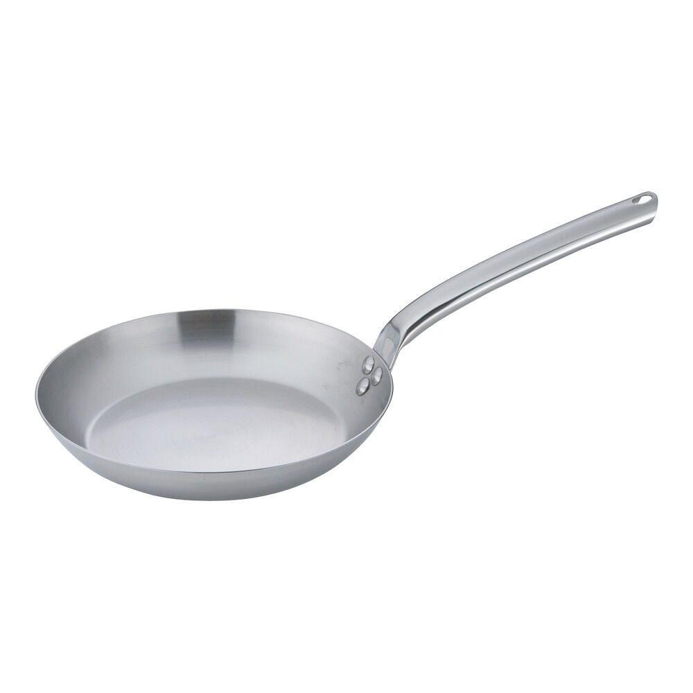 デバイヤー 18-10プライオリティ フライパン 26cm 3680-26 IH対応 電磁調理器OK 18-10ステンレス プロ仕様 業務用 (1-0022-1504)