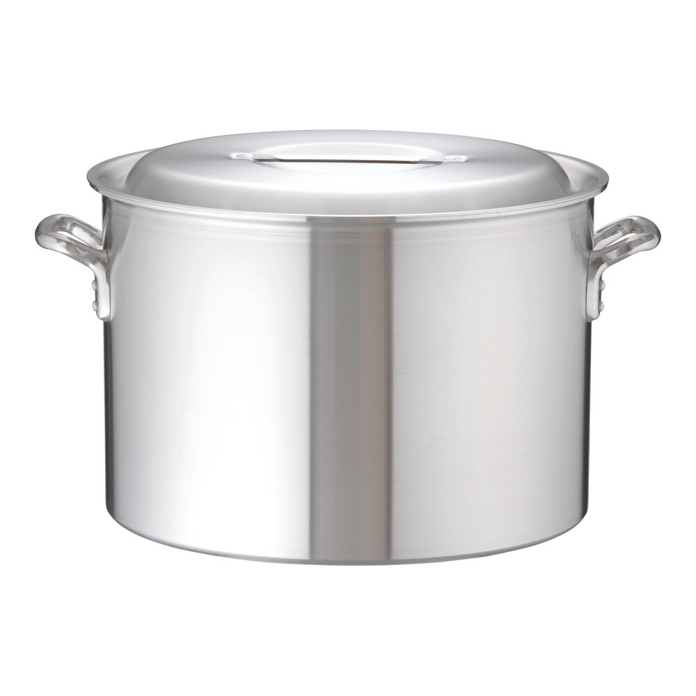 楽天市場】※代引不可※アルミDON 深型寸胴鍋 45cm (蓋付) 業務用