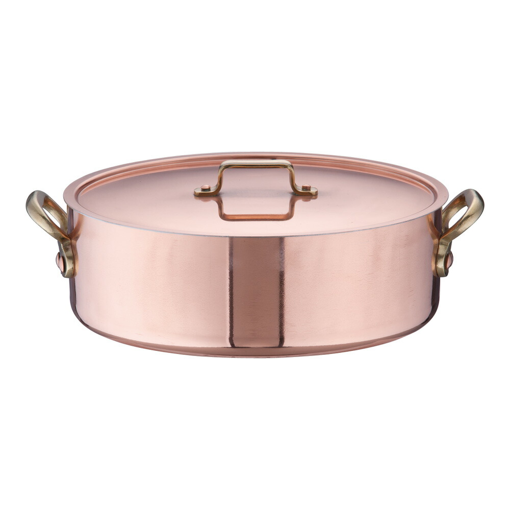 楽天市場】エトール銅 片手浅型鍋 33cm 高級品質の鍋 プロ用 飲食店