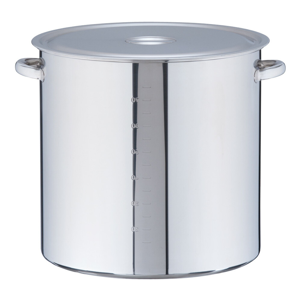 楽天市場】SA18-8ステンレス 寸胴鍋 30cm(目盛付) 給食 飲食店 大量