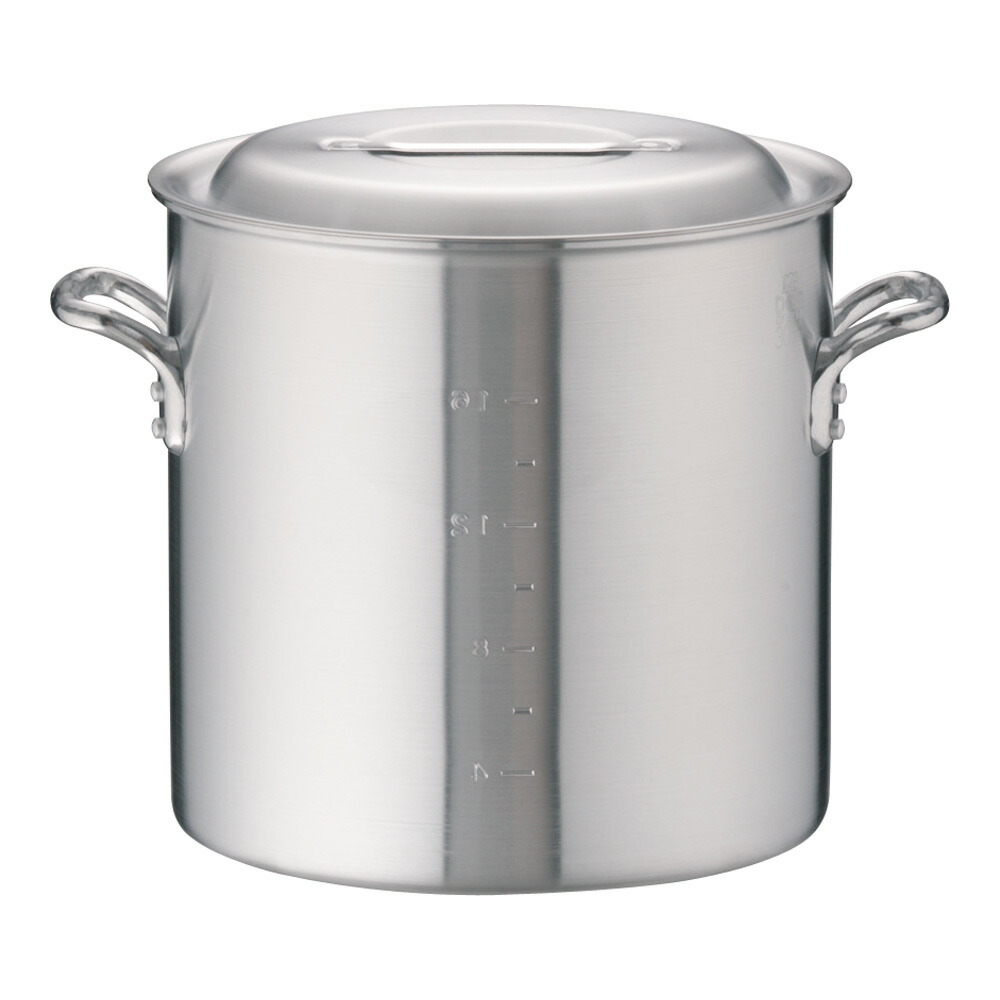 楽天市場】アルミ DON 寸胴鍋 24cm (蓋付) 業務用鍋 深型 調理鍋 AKAO