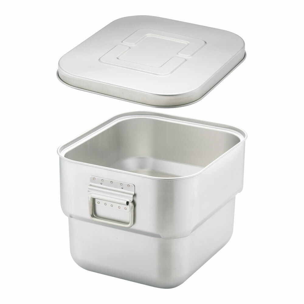 ステン マイルドボックスS 14L　SMB-14M　クリップなし 業務用 ステンレス製 オールステンレス角型二重食缶 コンテナ 厨房用品 【ISF_TKG】 (1-0148-0601)