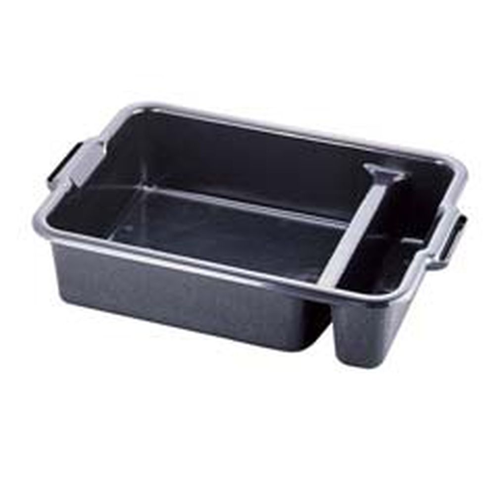 ヴォルラース ディッシュボックス 2仕切　52634(ブラック) 　VOLLRASH プラスチック製 取手付き 食器洗浄機対応 コンテナバット【ISF_TKG】 (1-0184-0701) 5,103円