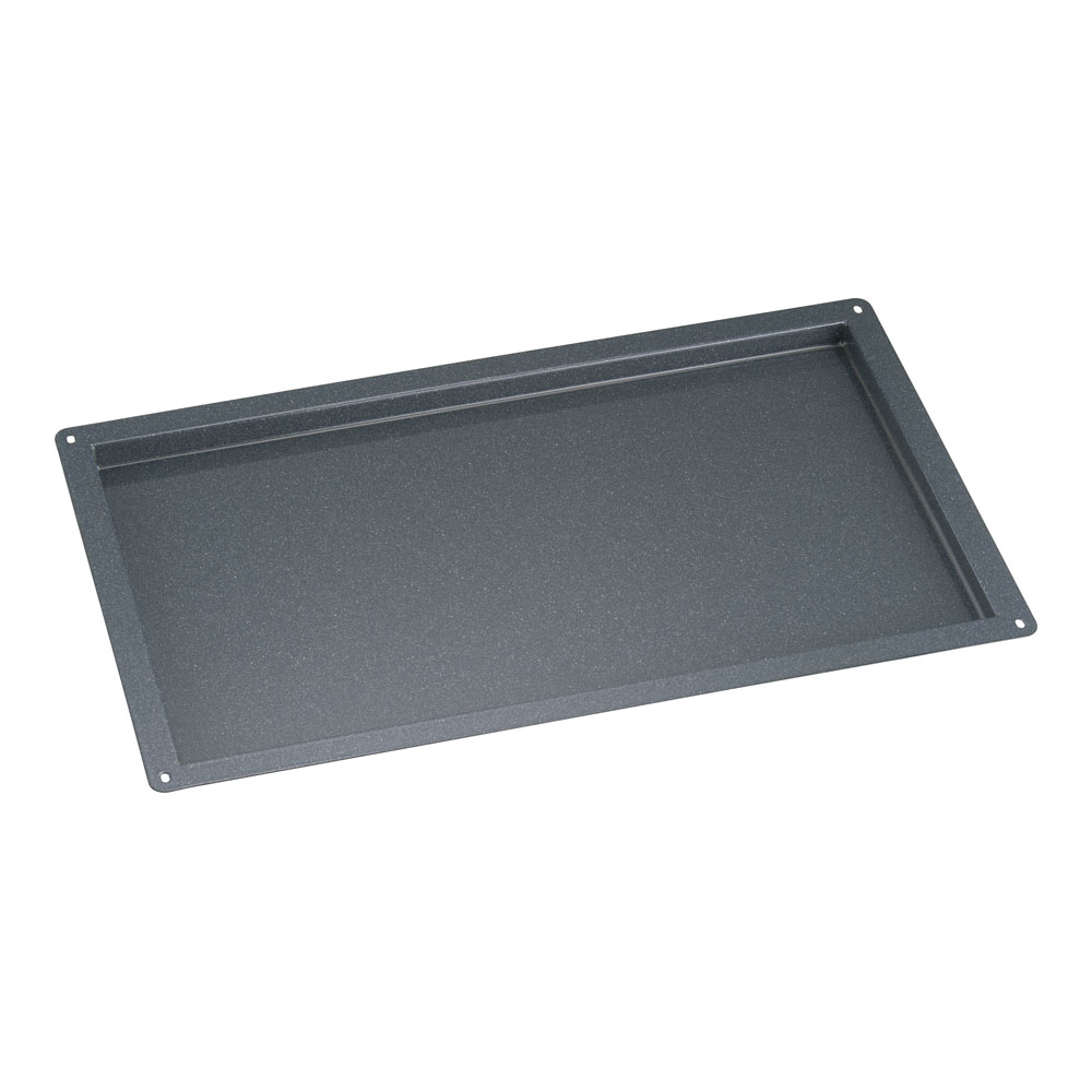 エナメルトレイ ホテルパン1/1サイズ　530×325×20mm 　厨房用品 バット トレー ホーロー仕上げ スチームコンベクションに最適 (1-0117-0403)