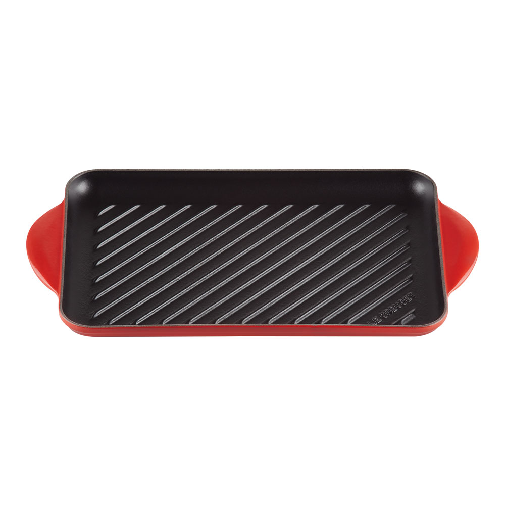 限定品 ルクルーゼ グリドル 鉄板 レクタンギュラーグリルパン 楽天市場】【日本正規品】Le CREUSET グリル レクタンギュラー 32cm