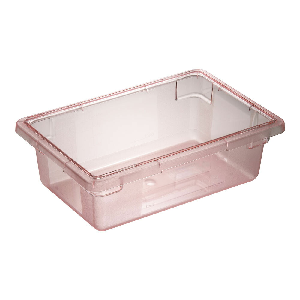 フードストレッジBOX ハーフサイズ　10611C-05　　レッド 　CARLISLE プラスチック製 保存容器 色分け 衛生管理に 食品保存【ISF_TKG】 (1-0212-1002)