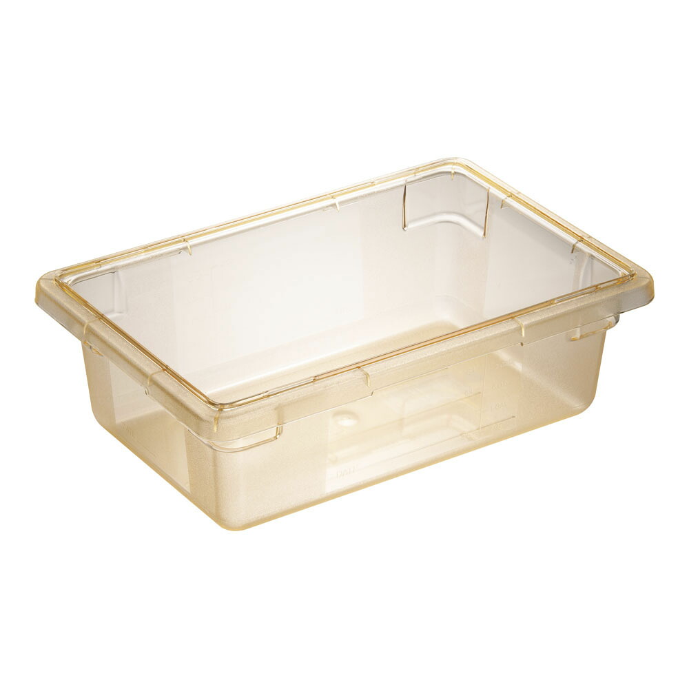 フードストレッジBOX ハーフサイズ　10611C-22　イエロー 　CARLISLE プラスチック製 保存容器 色分け 衛生管理に 食品保存 (1-0212-1005)