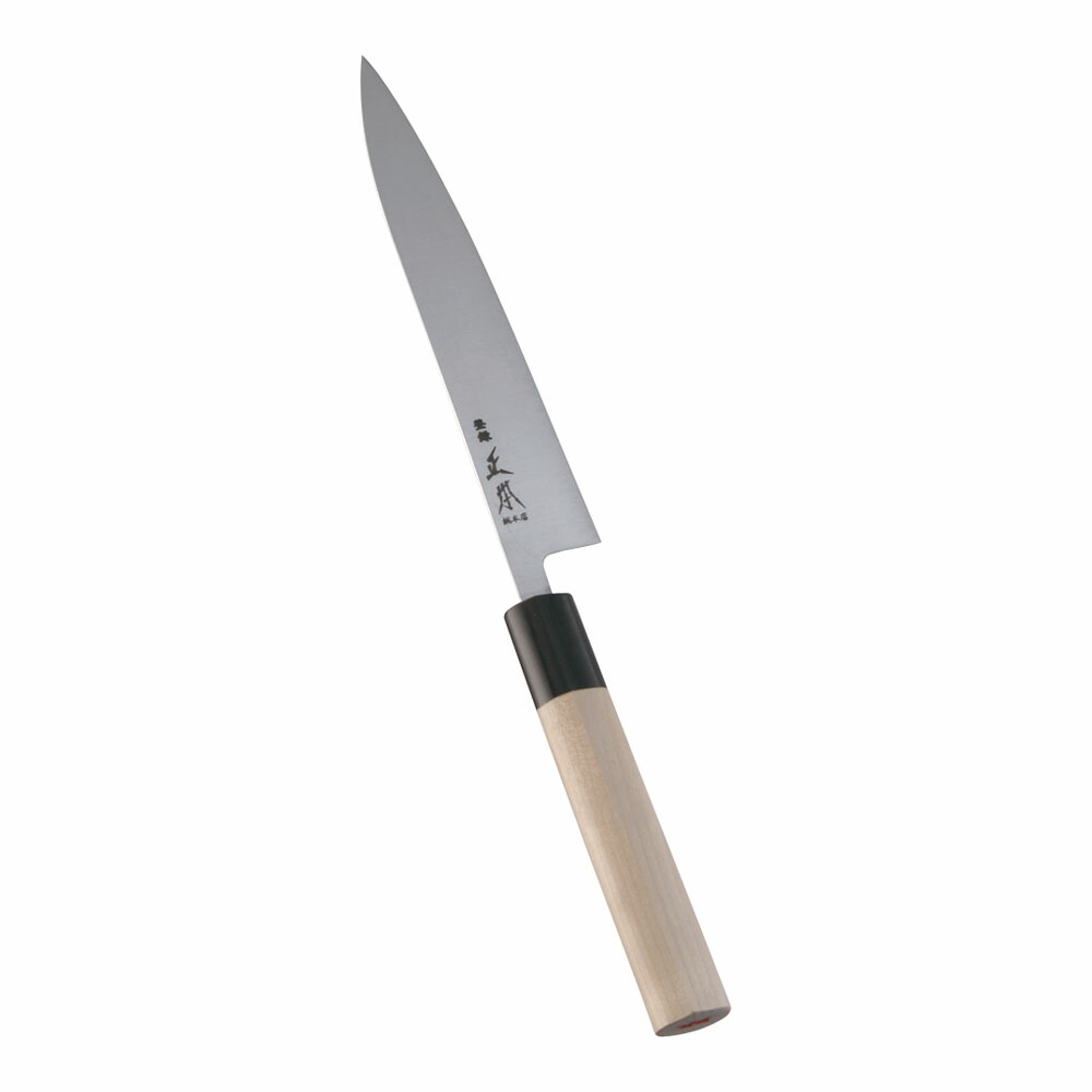 楽天市場】正本総本店 本焼青鋼 柳刃 刺身包丁 青紙一号鋼 300mm 1尺