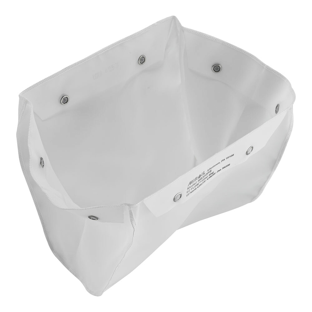 ミル オイルフィルター(120メッシュ)　交換用バッグ中用RB333PS 　業務用 油濾し ダシ取り アク抜き 不純物除去 簡単洗浄 衛生的 安全 耐熱200℃ (1-0443-0805)