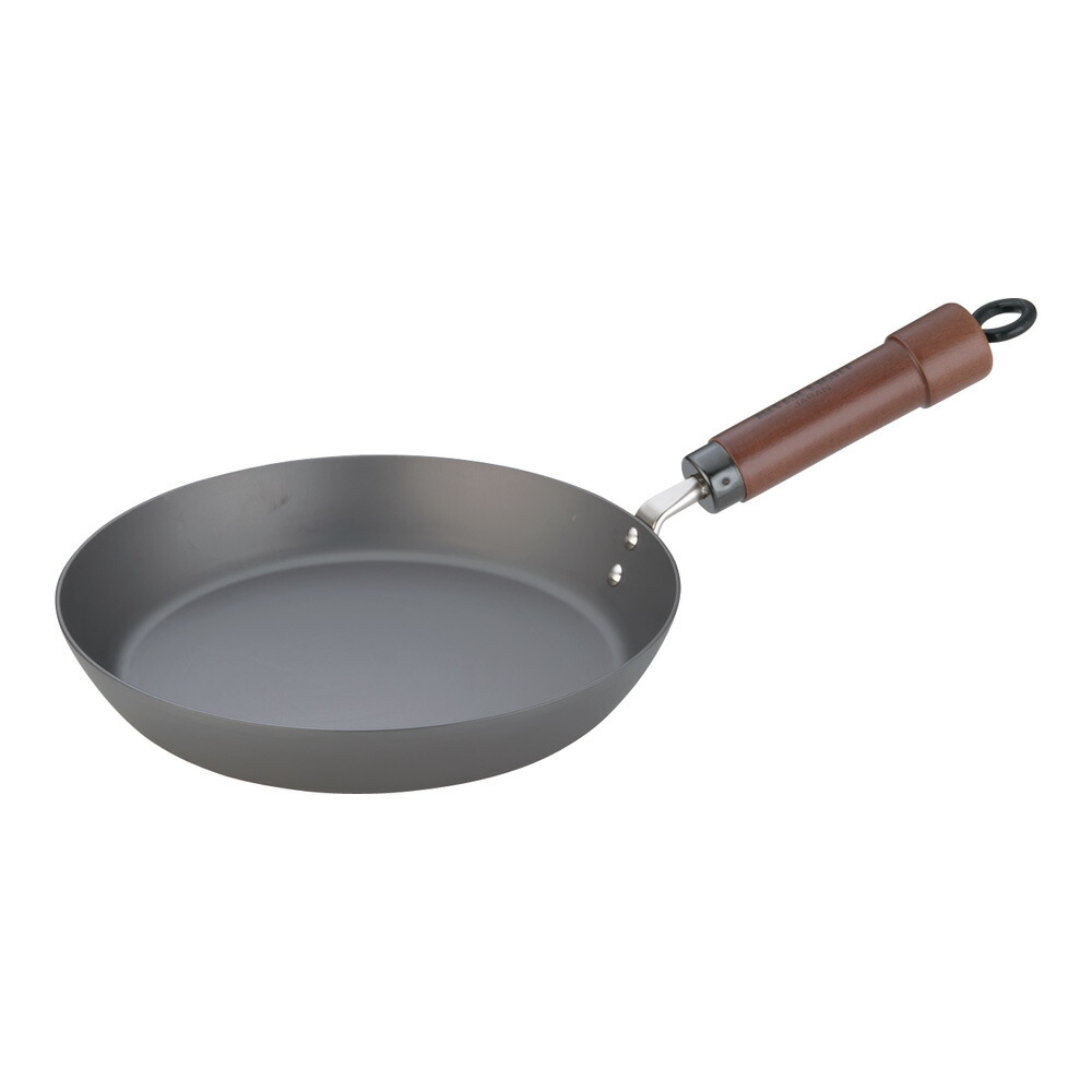 極(きわめ) 鉄厚板フライパン　26cm 【LP_TKG】　業務用 炒め鍋 油なじみが良い 優れた耐久性 耐腐食性 お手入れ簡単 IH対応【直送DSF_TKG】 (1-0092-0502)