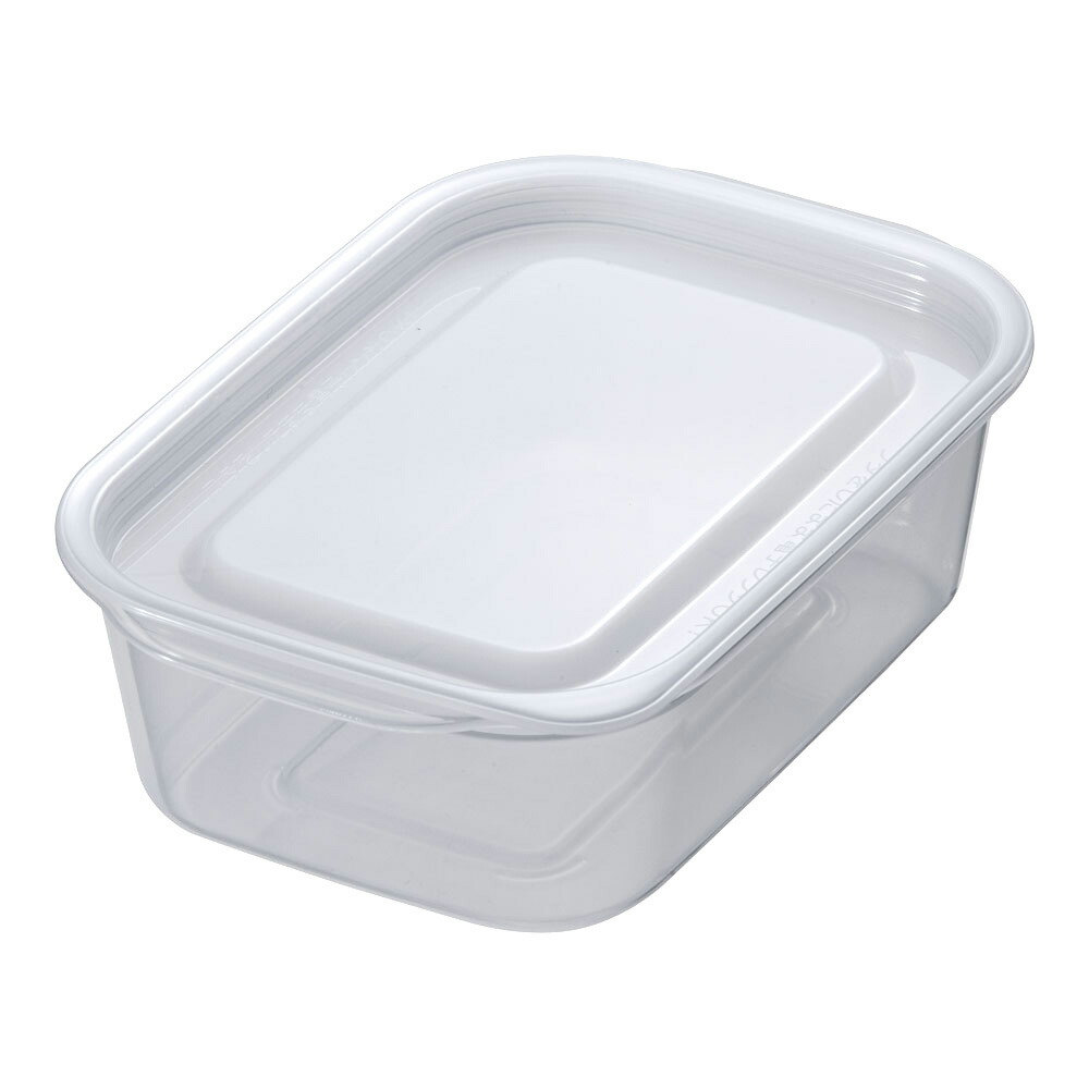 楽天市場】イノマタ化学 楽ちんパック 角型600ml ホワイト 保存容器