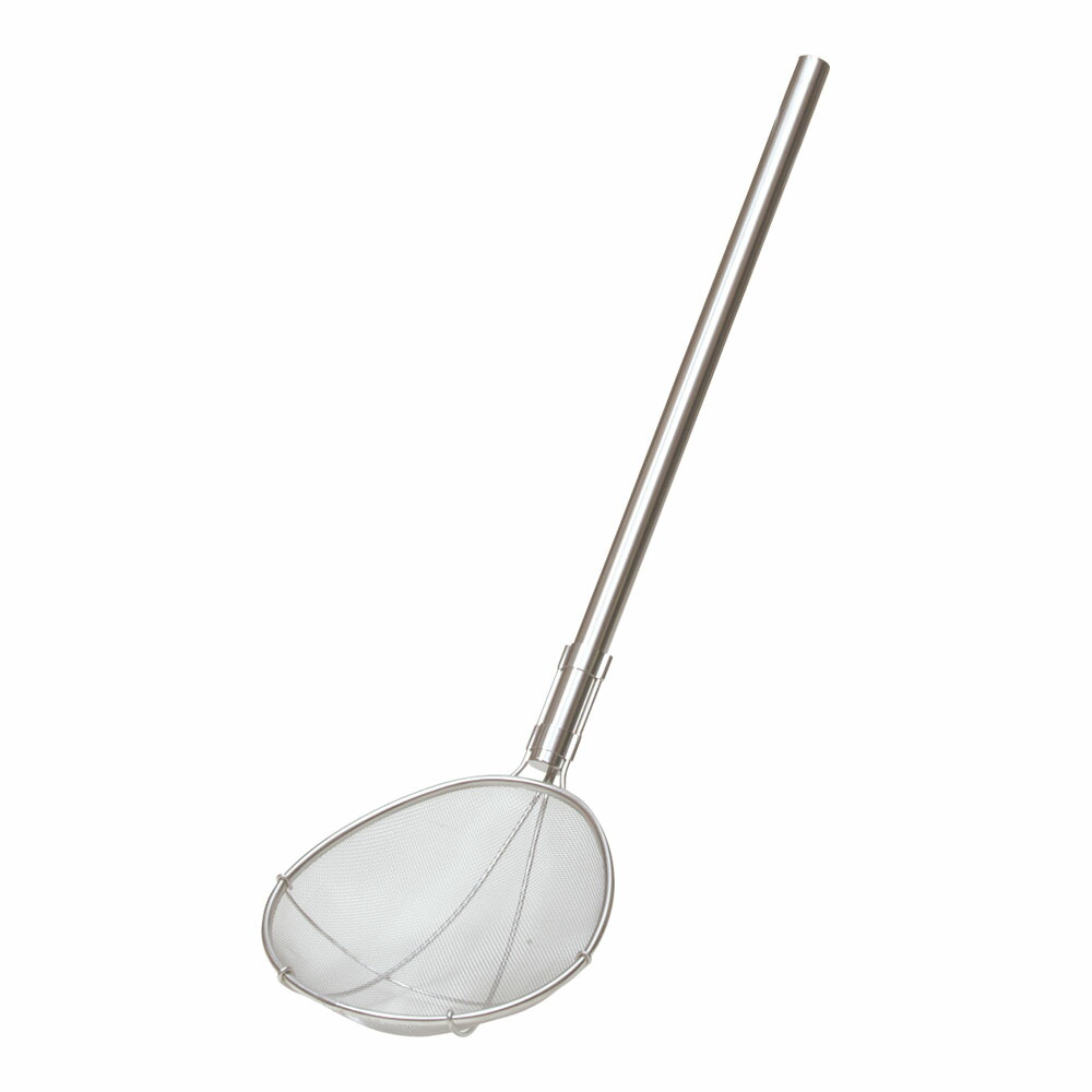 TS パイプ柄給食用すくい網 スイノー型　特大　細目　　柄長60cm 【ISF_TKG】 (1-0201-0403)
