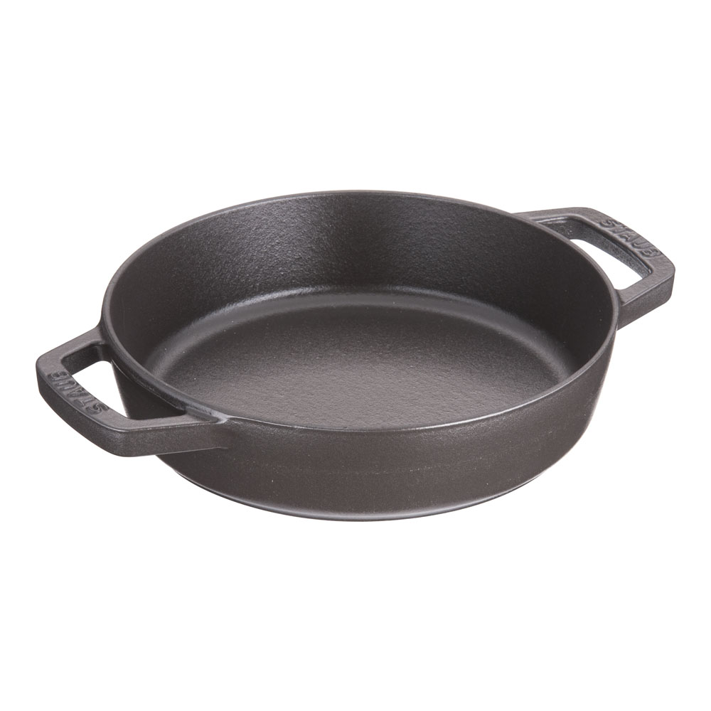 楽天市場】staub ストウブ 両手フライパン ラウンド 20cm ブラック