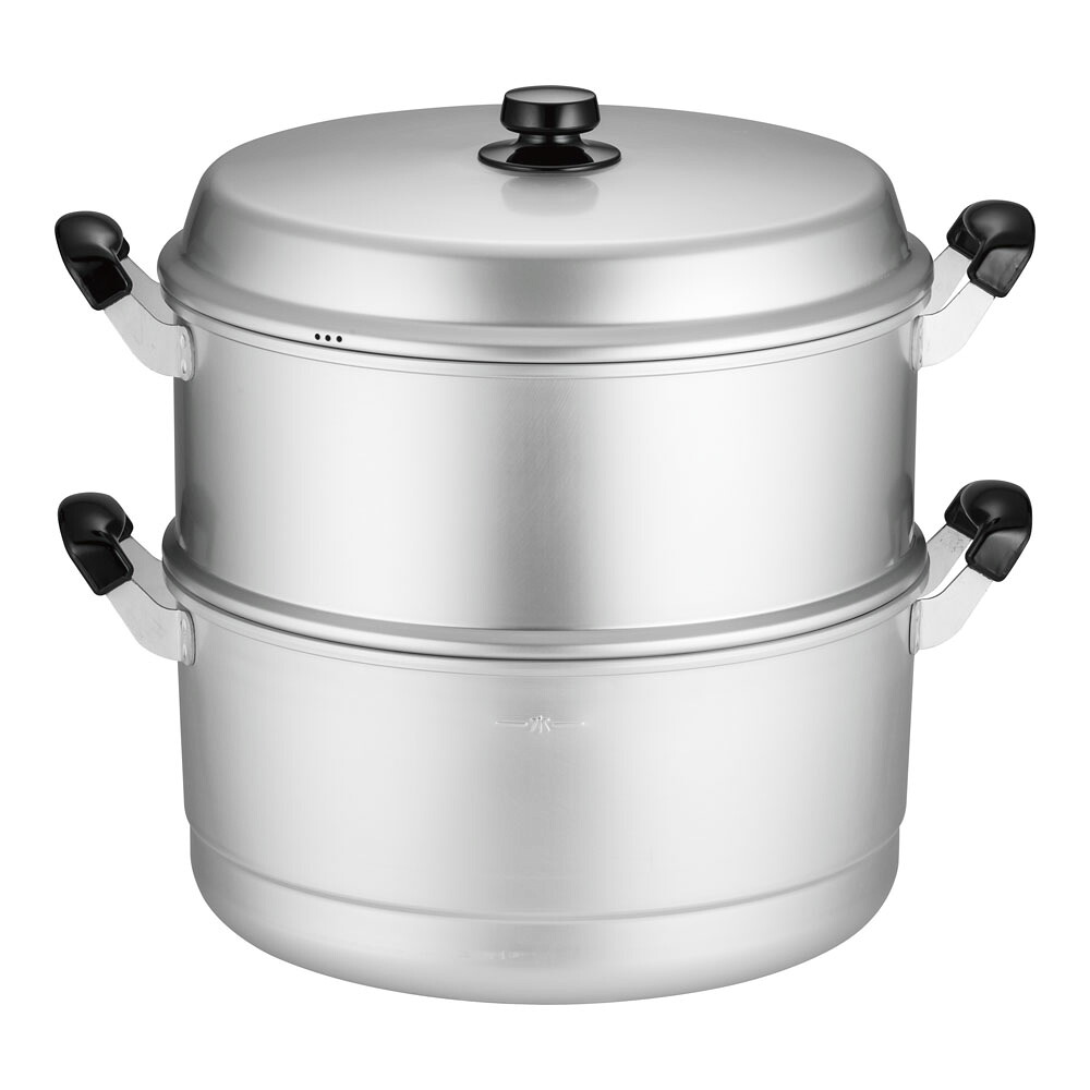 アルマイト スチームクッカー　36cm　一重 【ISF_TKG】 (1-0412-0503)｜食器の通販 KYOEI