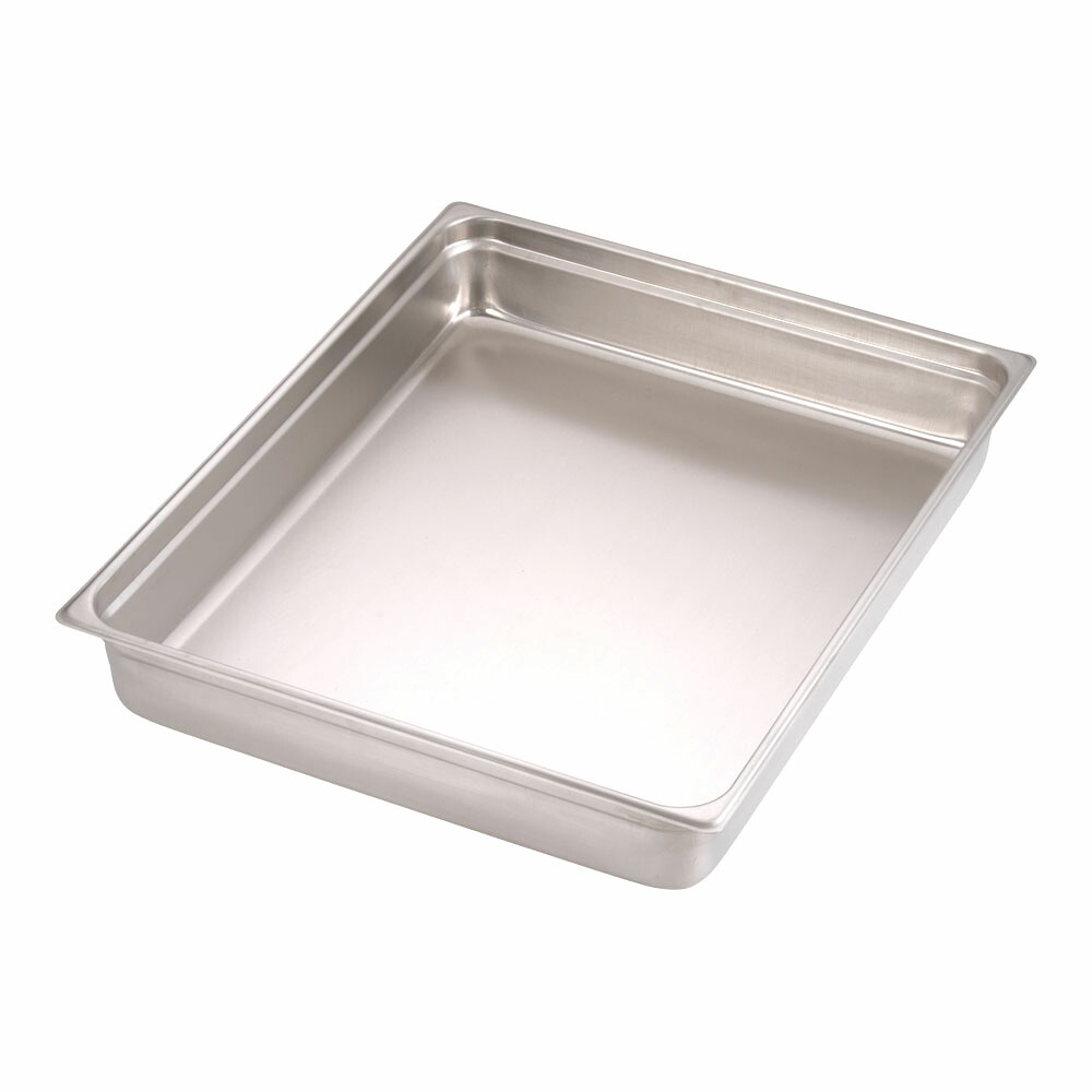 18-8ホテルパン２ 2/1×100mm　85214 　Mauviel 卓上用 テーブルサービス COPPER+STAINLESS STEEL【ISF_TKG】 (1-0123-0316)