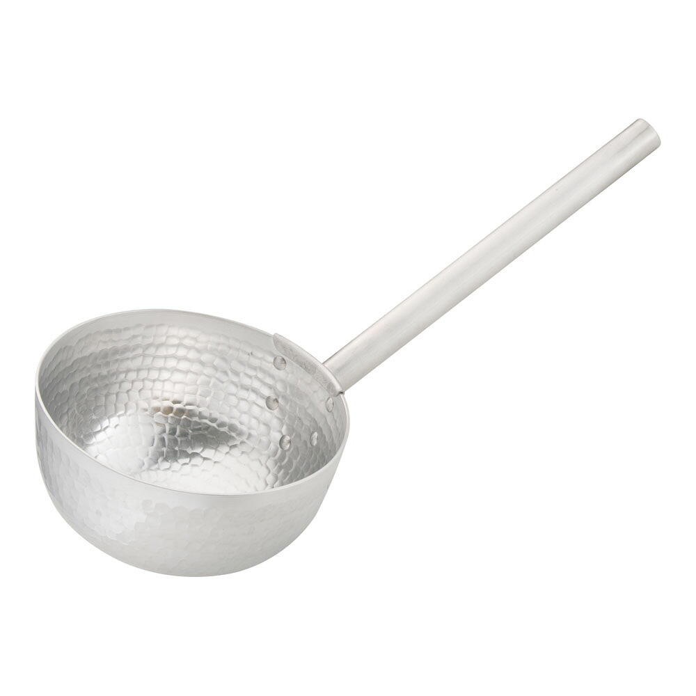 アルミ製打出しひしゃく　φ21cm&times;柄長30cm 給食道具 厨房用品 柄杓 手桶 (1-0199-0702)｜食器の通販 KYOEI