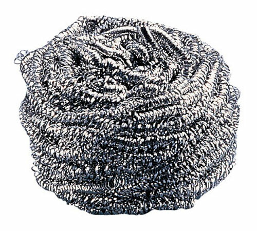 清掃用品・スポンジ・たわし 厨房用 ステンレス製 18-8タワシ　No.304　40g（小箱20個入）　(1-1323-0601)