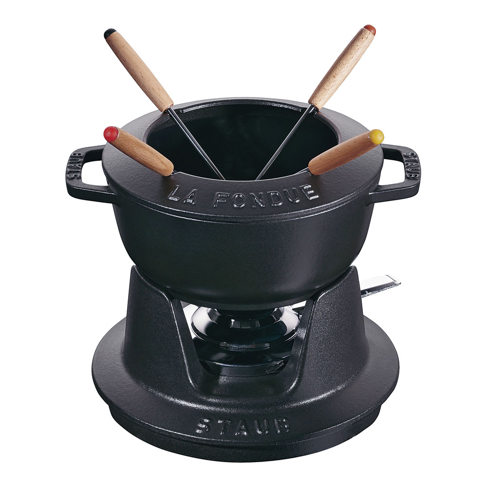 ストウブ フォンデュセット 16cm　40511-970 黒 (1-0080-0101)
