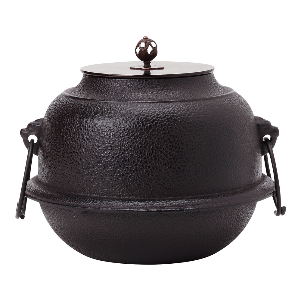 リンネ IH茶釜 福寿 3L 4650 /RIN・NE お茶用釜 3L 鉄鋳物 電磁調理器対応 IH対応 茶道 茶の湯 お湯を沸かす 釜 ちゃがま (1-2474-0401)|食器の通販 KYOEI
