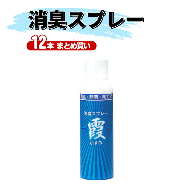 ヒロヤ (M-SS3) 12本セット 剣道 消臭スプレー 霞 220ml 消臭 除菌 防カビ 消臭剤 メンテナンス用品 まとめ買い