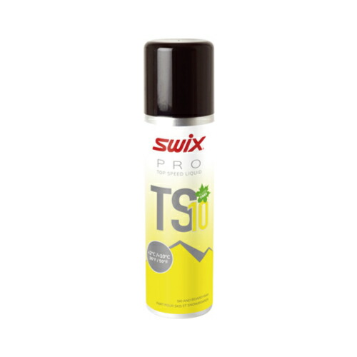 SWIX スウィックス (TS10L-12) TS10 流動物 黄色 高性能 吹きつける レーシングワックス 耐久性 0～+10C PRO Top Speed Liquid TS スノーボード スキーの板 ウィンタースポーツ 検査と修理 冬 アルペン 雪山