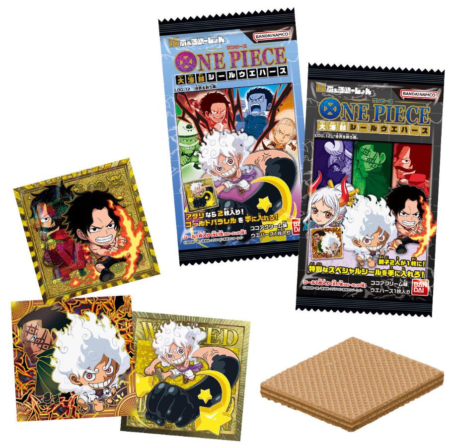 にふぉるめーしょん ワンピース大海賊シールウエハースLOG.12 全37種 BANDAI Candy にふぉるめーしょん ワンピース大海賊シール