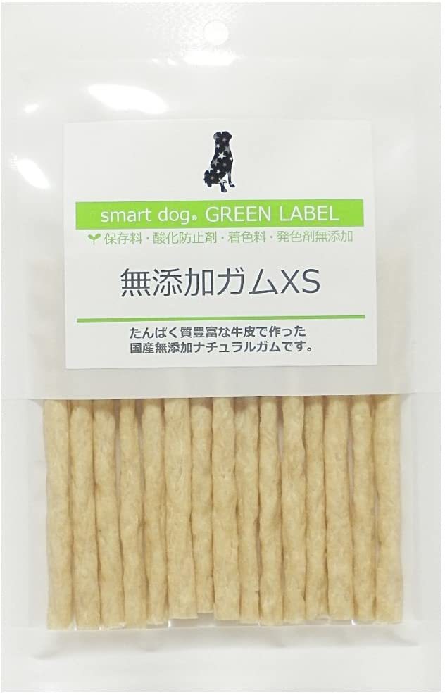 楽天市場 犬用 おやつ スマートドッグ グリーンラベル 無添加ガム Xs15本 送料無料 京一屋