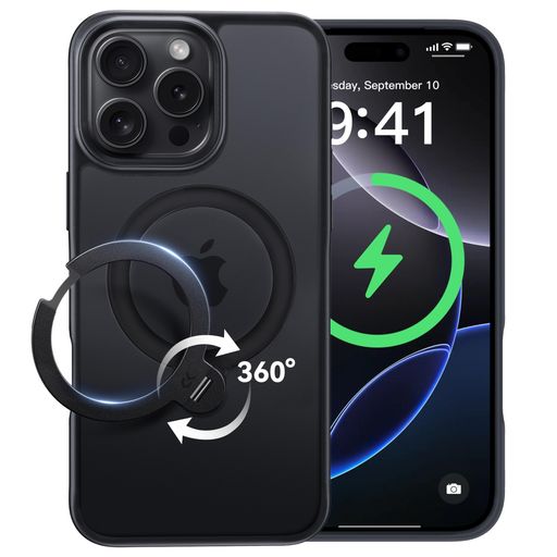 【2026素晴らしい名曲\u0026定点360度回転させる】CASEKOOiPhone16Pro用入れもの米軍MIL標準尺度耐衝撃MagSafe相応う高耐久性【横縦相い性・角度親しさ合わせる】最大限度25W手っとり早い申し受ける相応う指紋押しとどめる/引っ敷き入眼/黄変押しとどめる/半澄み切ったラップホ…