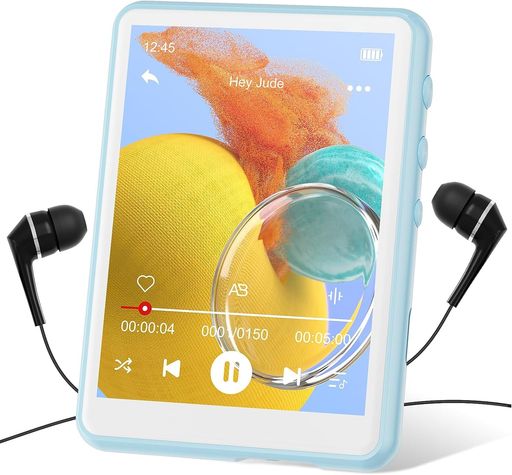 MECHEN64GBMP3プレーヤーBluetooth5.3デジタルオーディオプレーヤー超軽量ミニ音楽プレーヤー128GBまで拡張可能スピーカー内蔵2.4インチタッチスクリーンFMラジオ・録音・電子ブック・動画・写…