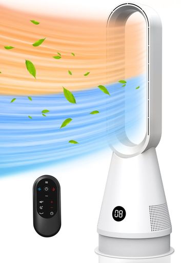 セラミックヒーター冷暖両用【3暖風/8冷風切替ECO知能恒温節電対策】セラミックファンヒーター暖房器具省エネ電気首振り3段階温度調整800W/1200W切り忘れ防止二重過熱保護転倒OFFタイマー…