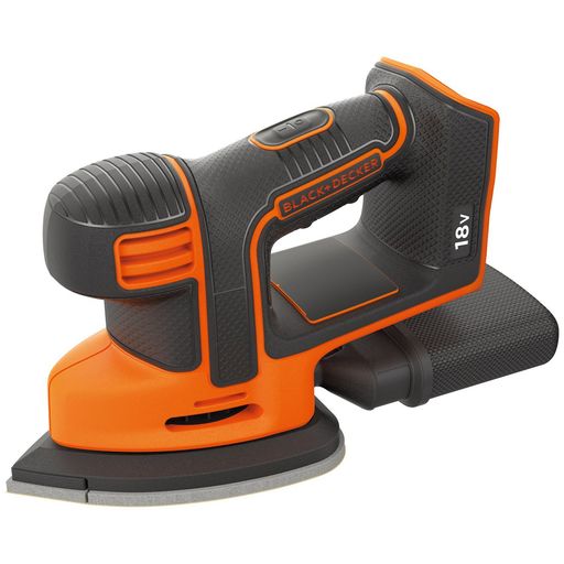 ブラックアンドデッカー(BLACK+DECKER)コードレスマウスサンダー本体のみDIY電動手道具みがき上げる手道具集じん役立つこと軽さパウダーコンパクトBDCDS18B