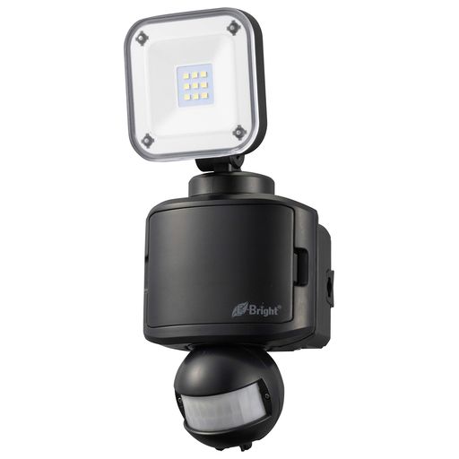 オーム(OHM)オーム電機LED検知器点火装置(1灯/400ルーメン/昼光色/蓄電池式:単2x3本別売/黒いこと)LS-B145A19-K(約)幅106x高さ248x奥ふかさ122粍