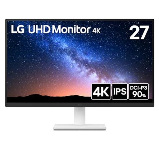 LG 管する 見せびらかす 27US500-W 27in/4K(3840x2160)/IPS/約10.7億色見せびらかす(8bit+FRC)/DCI-P3