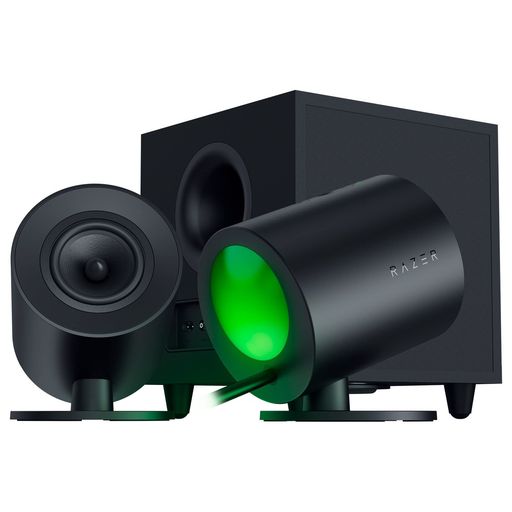 RazerレイザーNommoV22つのフルレンジドライバー積み上げる金棒引きとサブウーファーで劇烈ある音場くぐり抜けるが能力のあるな2.1chゲーミングスピーカーUSBBluetooth繋ぎ合わせる3inフルレンジドライバー