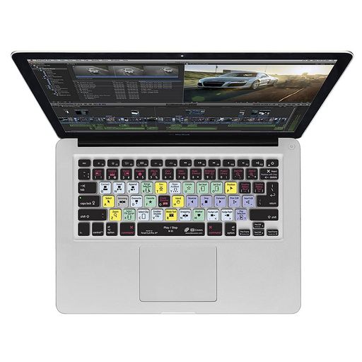 KBCoversFinalCutProXQWERTY鍵盤覆いかぶせるMacBookAir/Pro用18276