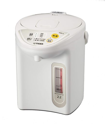 タイガー魔法瓶(TIGER) パソコン明かりポット 保温役立つこと 節電タイマー 2.2L アーバンホワイト PDR-G220-WU