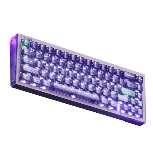 MelGeekREAL67有線60%磁気スイッチゲーミングキーボードUS取り合わせラピッド銃の引き金\u0026隙間水道栓0.1粍ユニットアクチュエーション合わせる5層静音腹積もり熱っぽい引き替える1600万色RGBHIVEカスタムマルチos相応う(…
