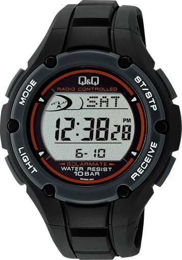 [シチズンQ&Q]腕時計キューアンドキュー10気圧防水デジタル電波時計ソーラークロノグラフMHS6-300メンズブラック 15,692円