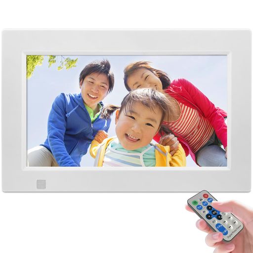 デジタルフォトフレーム ７インチ  ホワイト 楽天市場】デジタルフォトフレーム 7インチ デジタルサイネージ